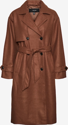 Manteau mi-saison 'Fortune' VERO MODA en marron : devant