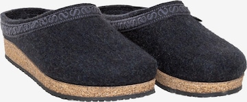 Stegmann Clogs 'Filz' in Grau: Vorderseite