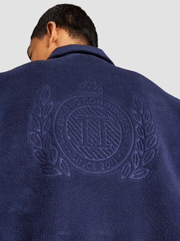 Les Deux Fleece jacket 'Duke' in Blue