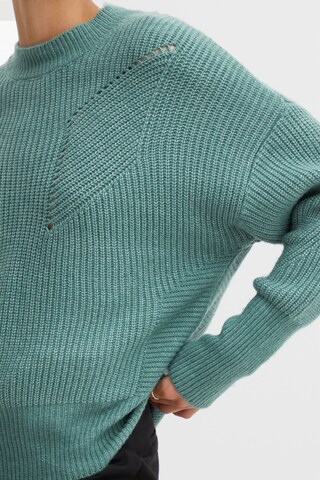 ICHI - Pullover em verde