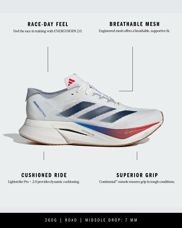 ADIDAS PERFORMANCE Running shoe 'Adizero Boston 12' in White