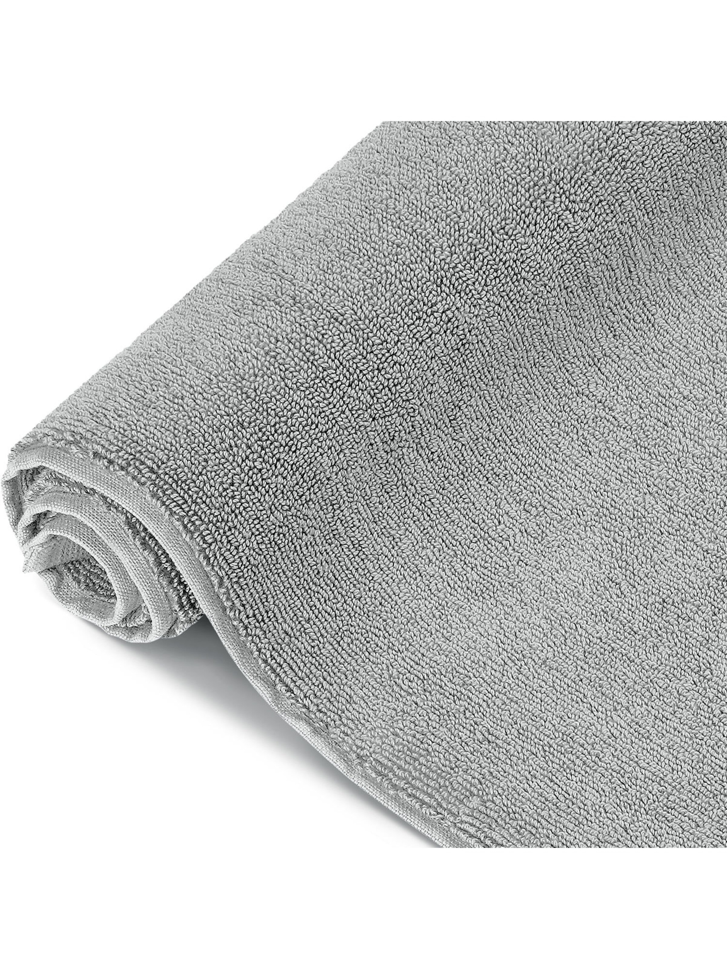 Herzbach home Bathmat 'Pura' in Silver