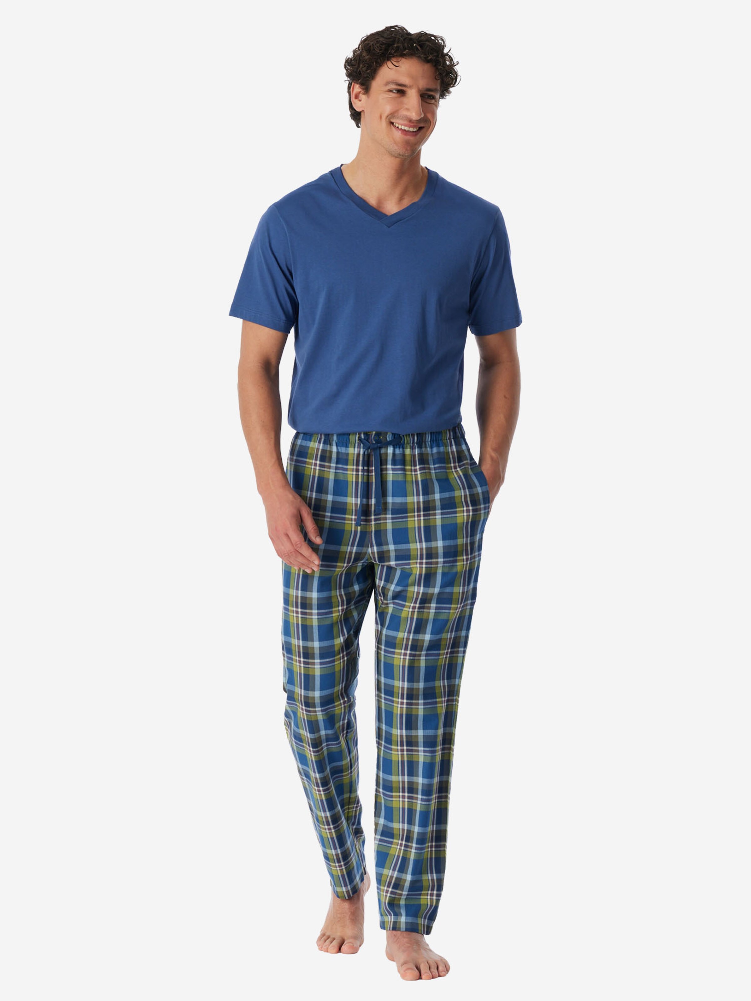 Pantalon de pyjama ' Mix Relax ' SCHIESSER en beige