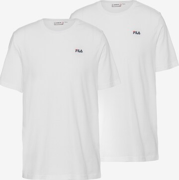 T-Shirt FILA en blanc : devant