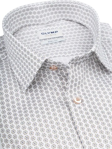 OLYMP Slim fit Button Up Shirt 'Level 5' in Beige