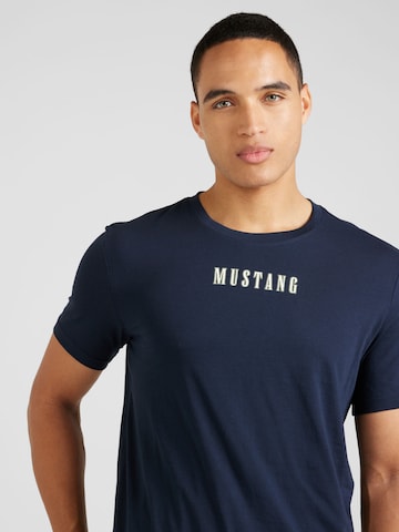 MUSTANG Shirt 'Austin' in Blauw