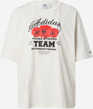 ADIDAS ORIGINALS Shirt in White: front