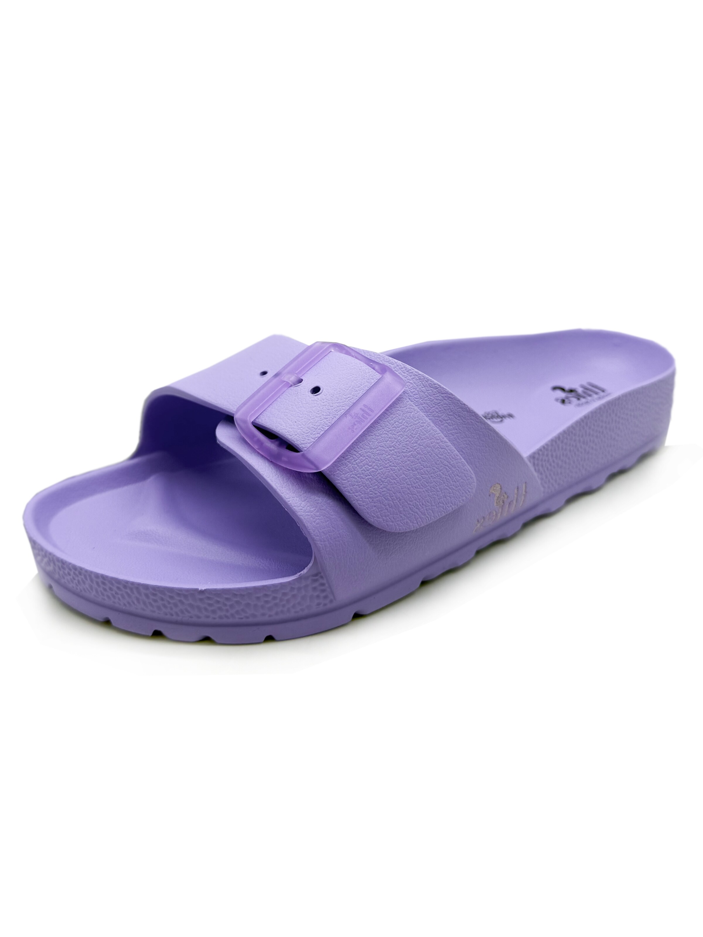 thies Mules 'thies 1856 ® Ecofoam Strap Sandal' in Purple: front