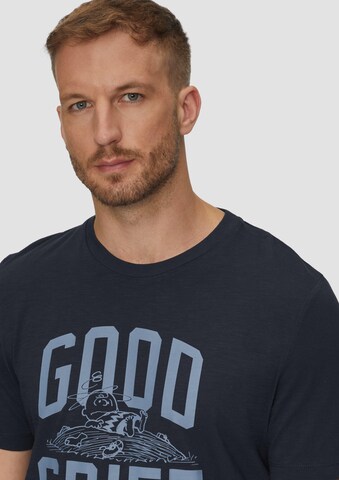 s.Oliver Shirt 'Peanuts' in Blue