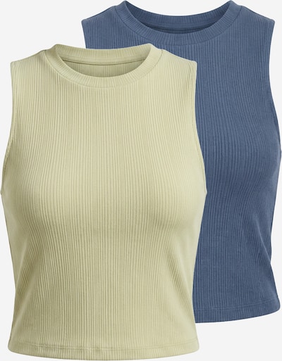 Palaidinė be rankovių 'Sanja' iš studioselect, spalva – mėlyna dūmų spalva / pastelinė žalia, Prekių apžvalga