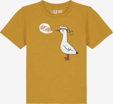 watabout.kids Shirt 'Moin Seagull' in Geel: voorkant