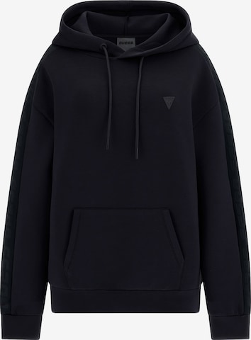 GUESS Athletic Sweatshirt in Black: front