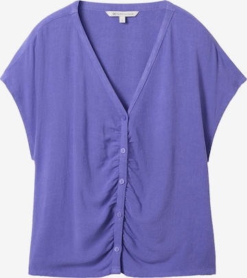 TOM TAILOR DENIM Bluse in Lila: Vorderseite