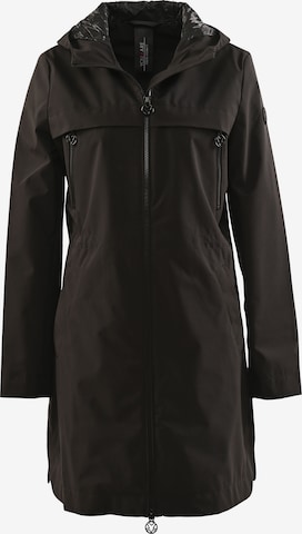 Fuchs Schmitt Between-Seasons Coat 'Viroblock' in Black: front