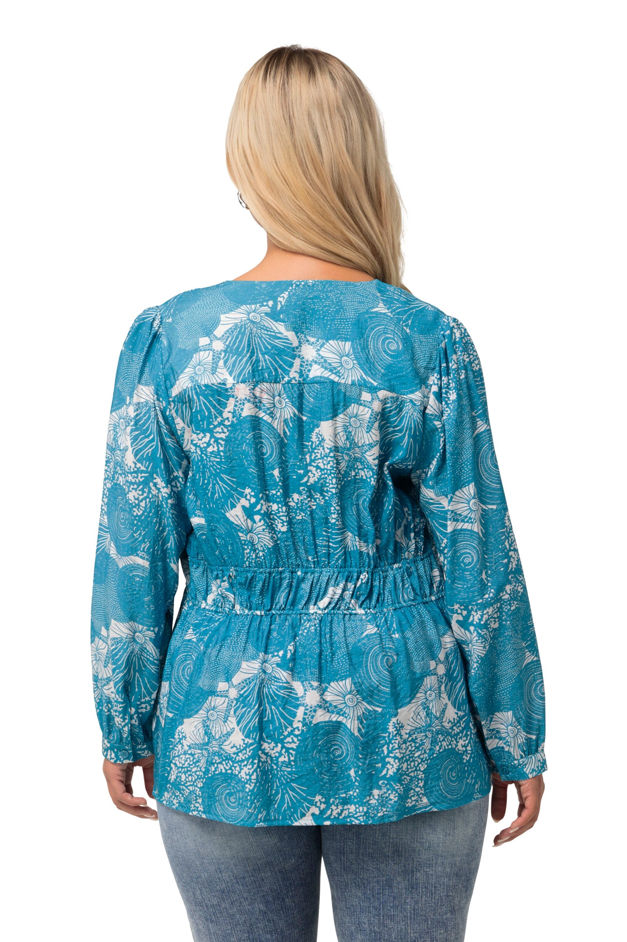 Ulla Popken Bluse in Blau
