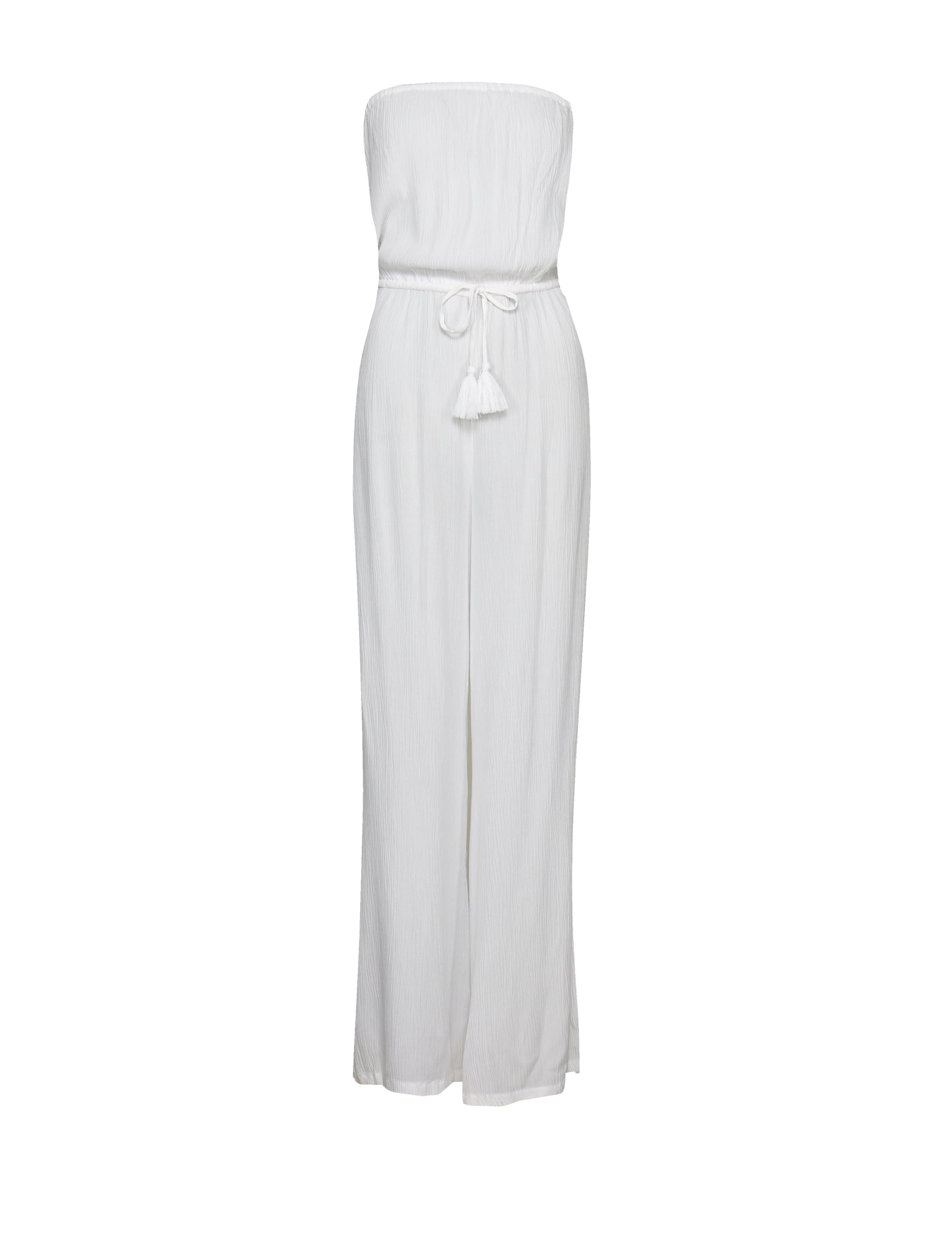 South Beach Jumpsuit in White: front