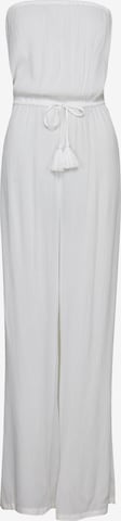 South Beach Jumpsuit in Wit: voorkant