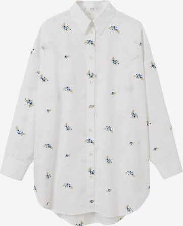 MANGO Blouse 'Floripa' in White: front