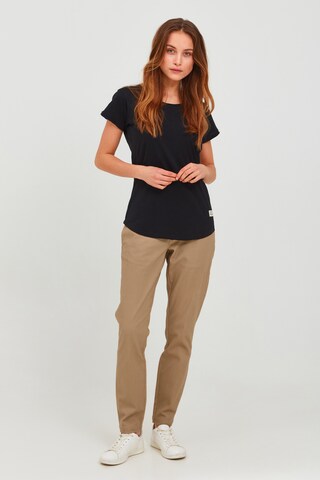 Oxmo Regular Chino Pants 'Pilar' in Beige