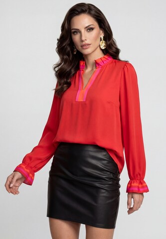 faina - Blusa en rojo: frente