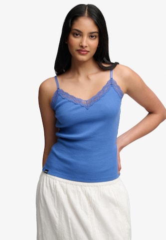 Haut Superdry & Co en bleu : devant
