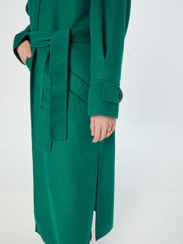 LA STRADA UNICA Between-seasons coat 'Caluso' in Green