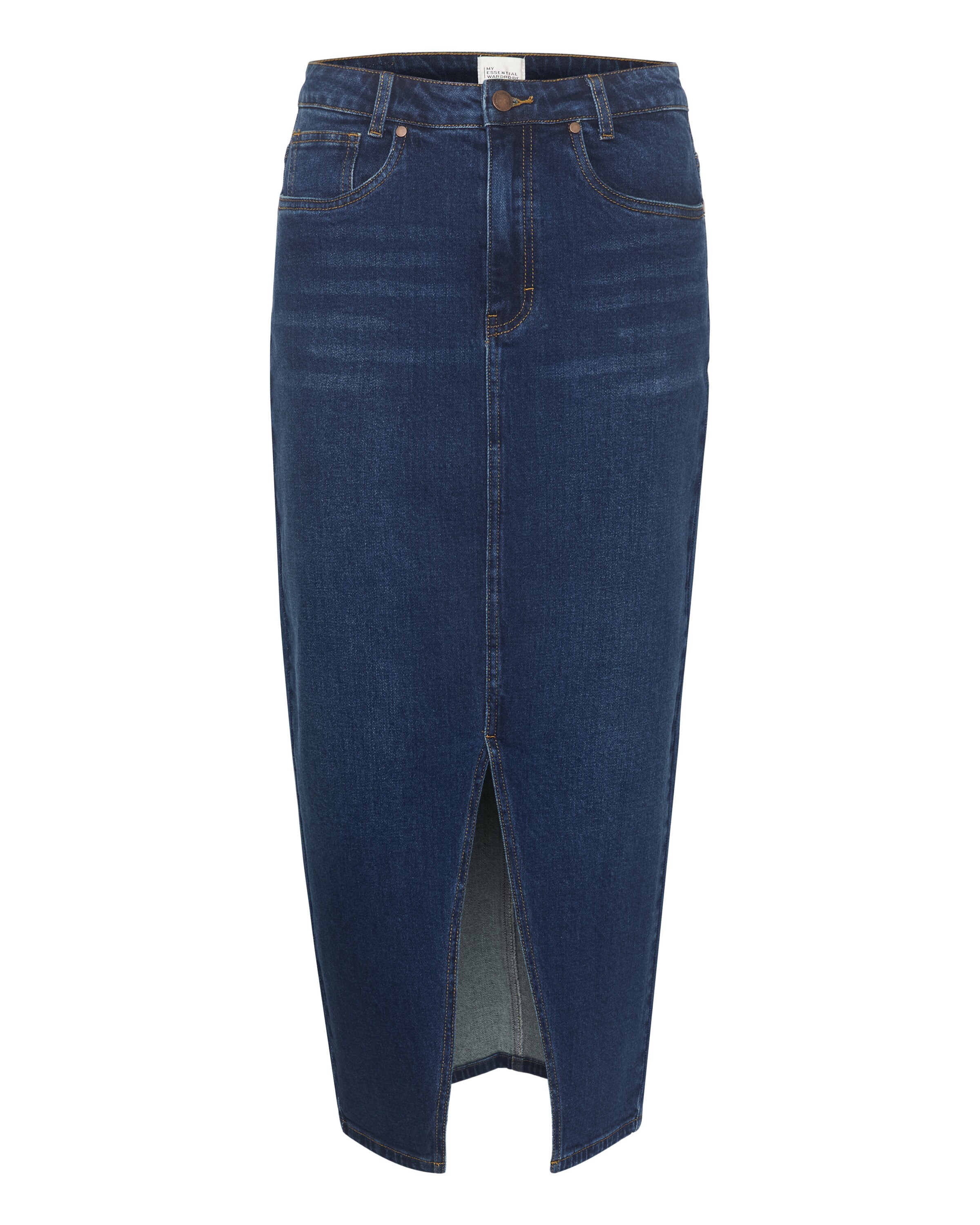 My Essential Wardrobe Rok 'Dango' in Blauw: voorkant