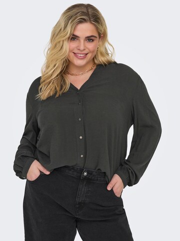 ONLY Carmakoma Bluse 'Sutton' i grå: forside
