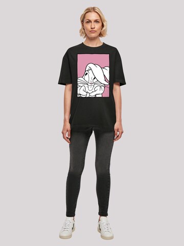 F4NT4STIC T-Shirt 'Looney Tunes Bugs Bunny Adore' in Schwarz