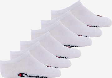 Champion Authentic Athletic Apparel Socks in White: front