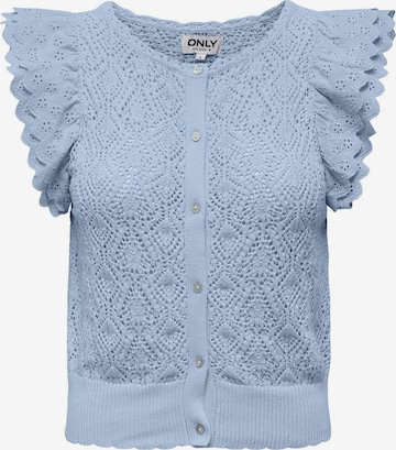 Cardigan 'Nettie' ONLY en bleu : devant