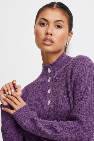ICHI Sweater 'Novo' in Purple