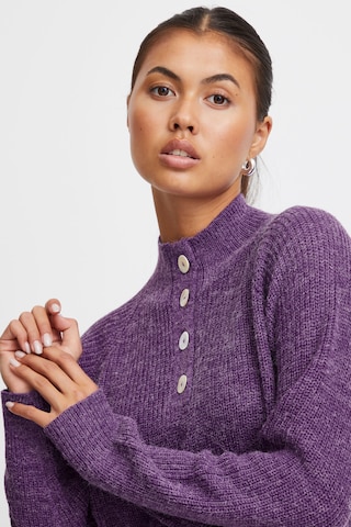 ICHI Sweater 'Novo' in Purple