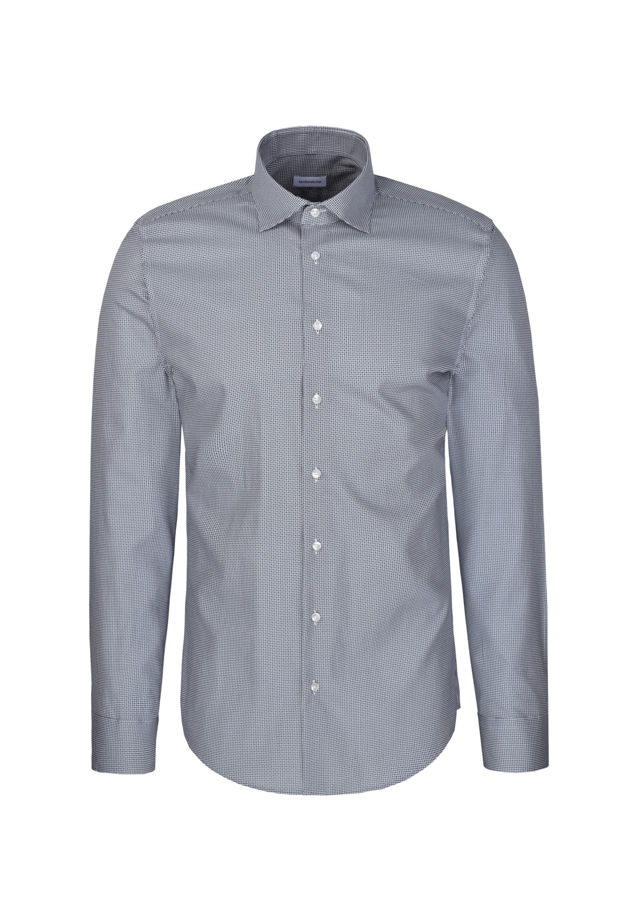 SEIDENSTICKER Regular Fit Businesshemd in Blau