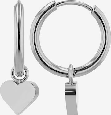 Akzent Earrings 'Samira, langlebig' in Silver: front