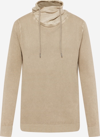 Key Largo Regular Fit Pullover in Beige: predná strana