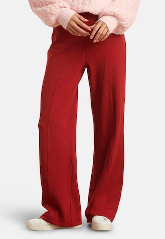 Smashed Lemon Wide Leg Hose in Rot: Vorderseite