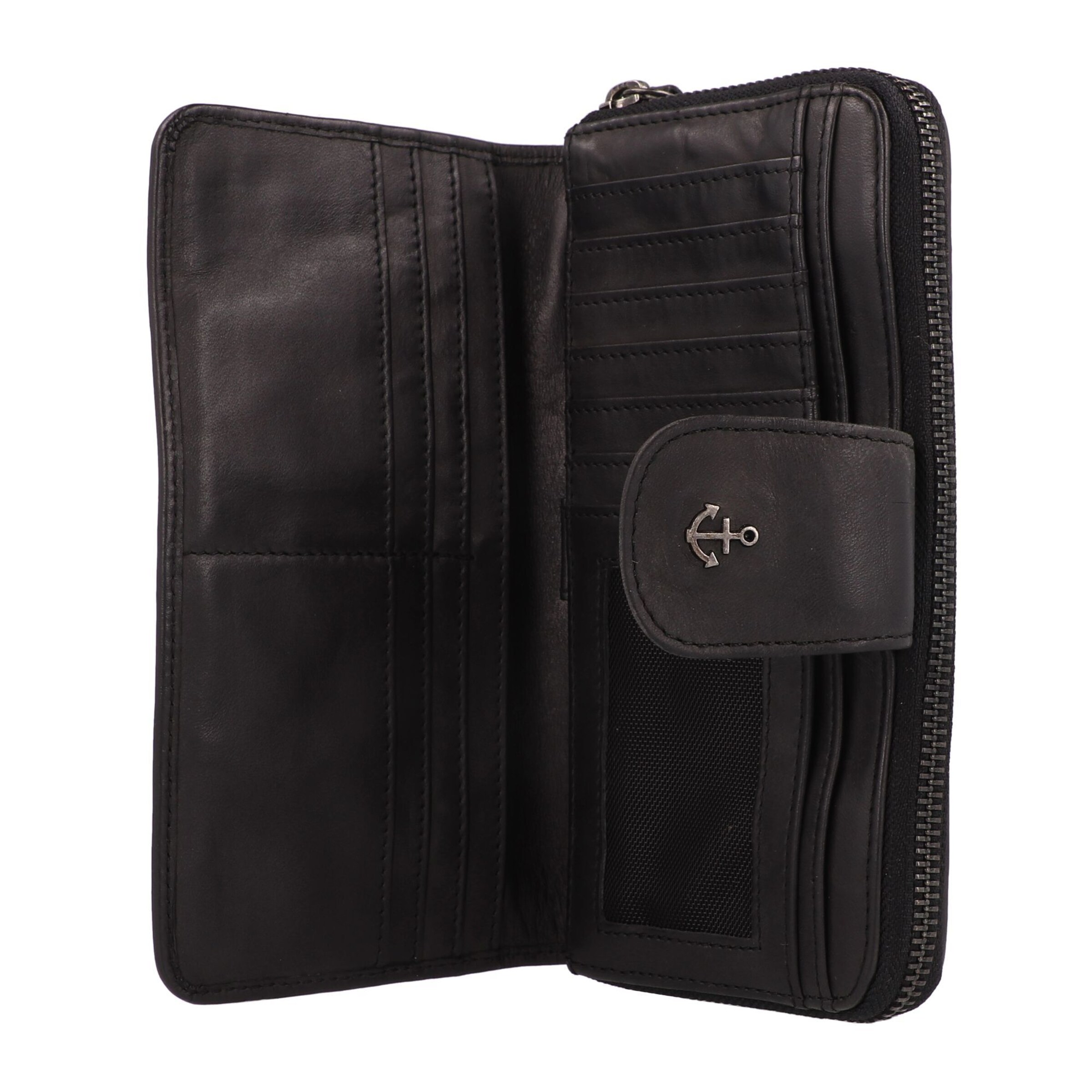 Portamonete 'Anchor Love' di Harbour 2nd in nero