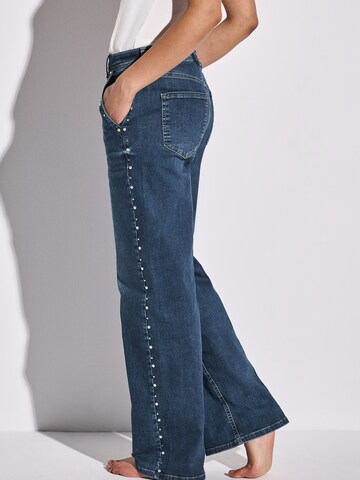 STREET ONE Loosefit Jeans i blå