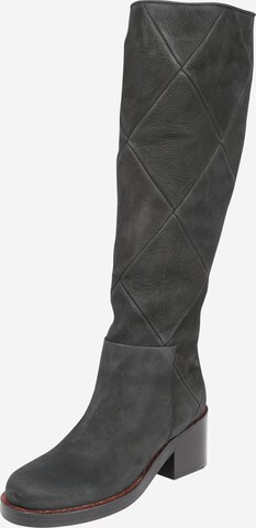 SHABBIES AMSTERDAM Stiefel in Schwarz: predná strana