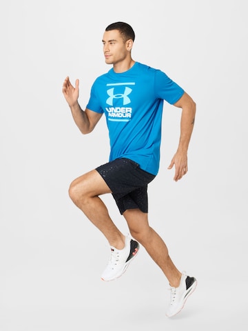 UNDER ARMOUR Performance shirt 'Foundation' in Blue