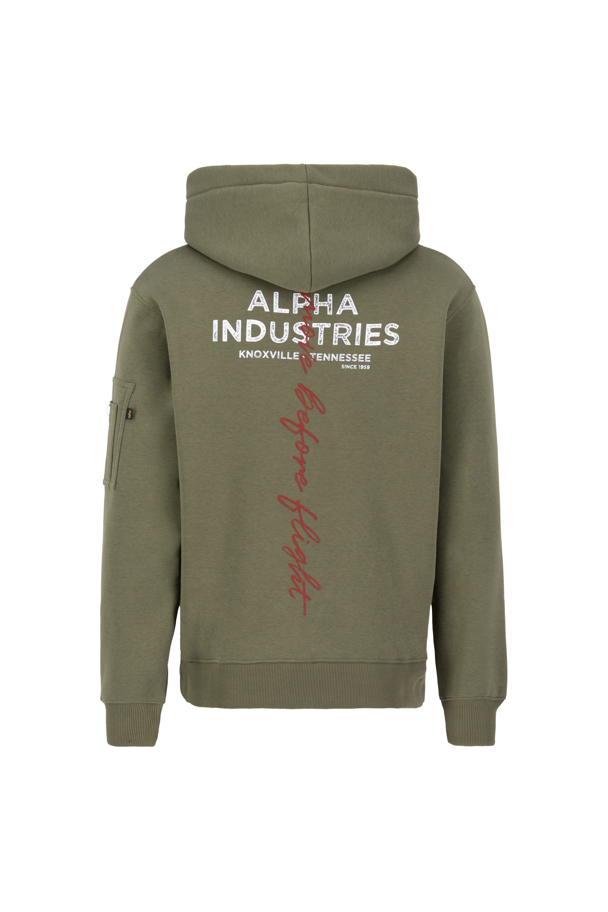 ALPHA INDUSTRIES Mikina – zelená