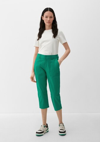 Coupe slim Pantalon s.Oliver en vert