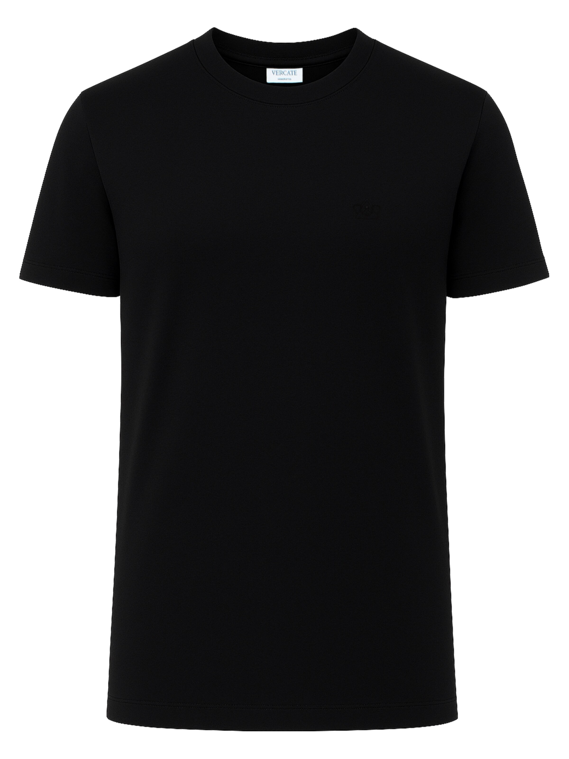 Maglietta 'No. 30' di Vercate in nero: frontale