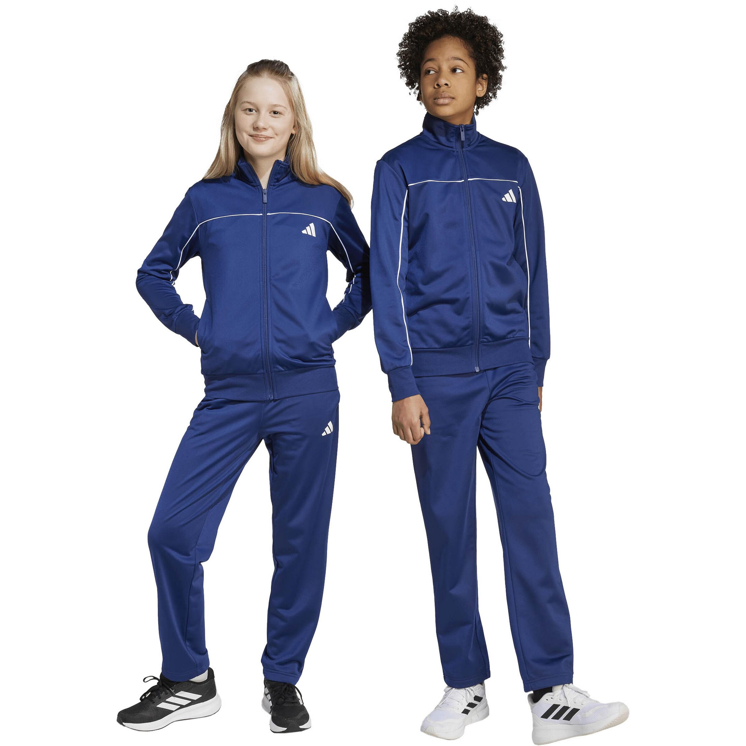 Costum de trening de la ADIDAS SPORTSWEAR pe albastru: față