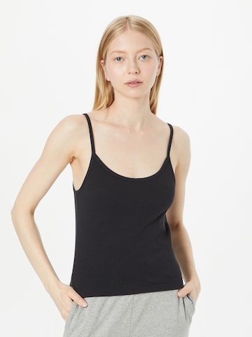 Champion Reverse Weave Top in Schwarz: predná strana