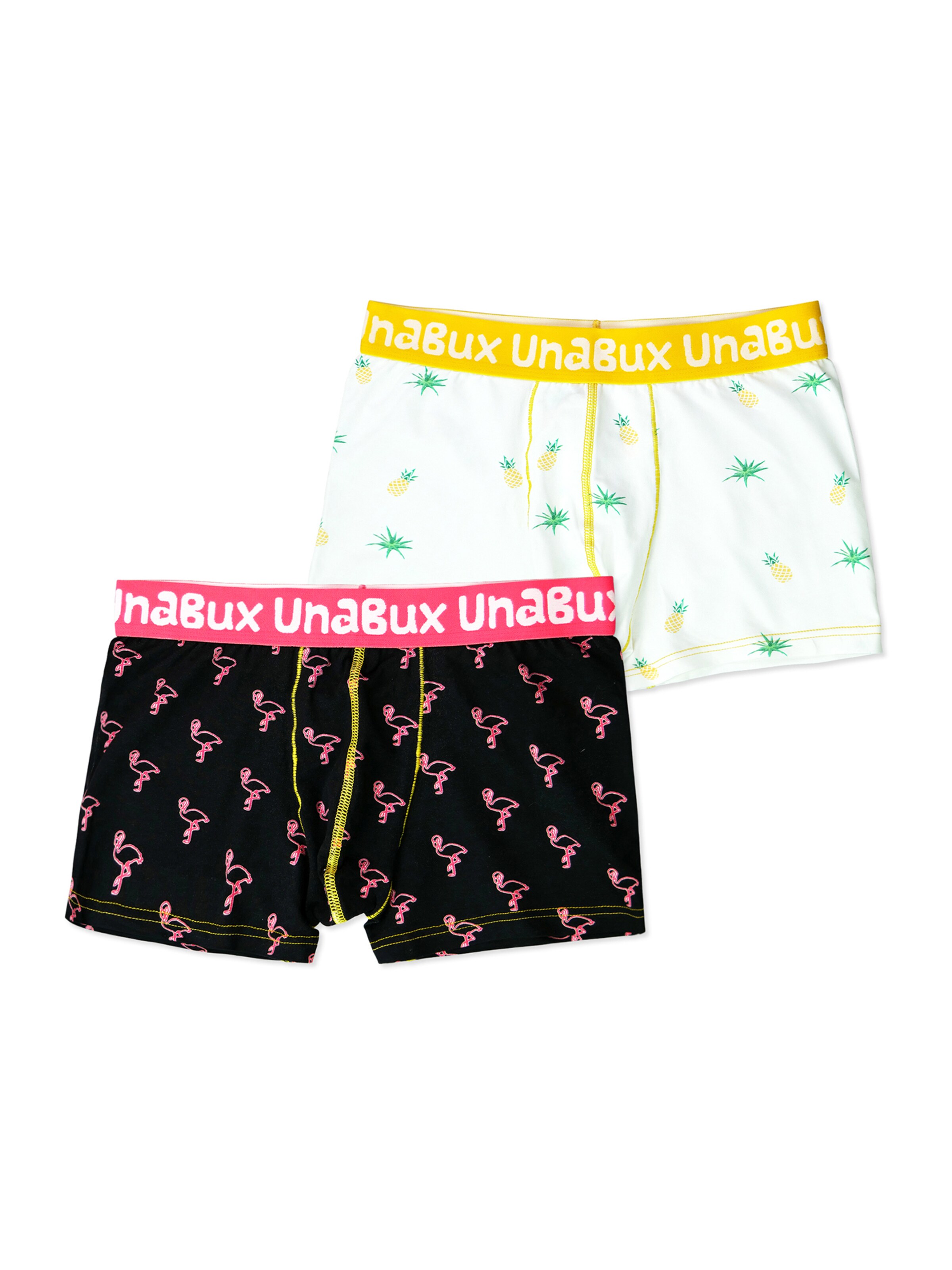 UNABUX Boxershorts in Schwarz: Vorderseite