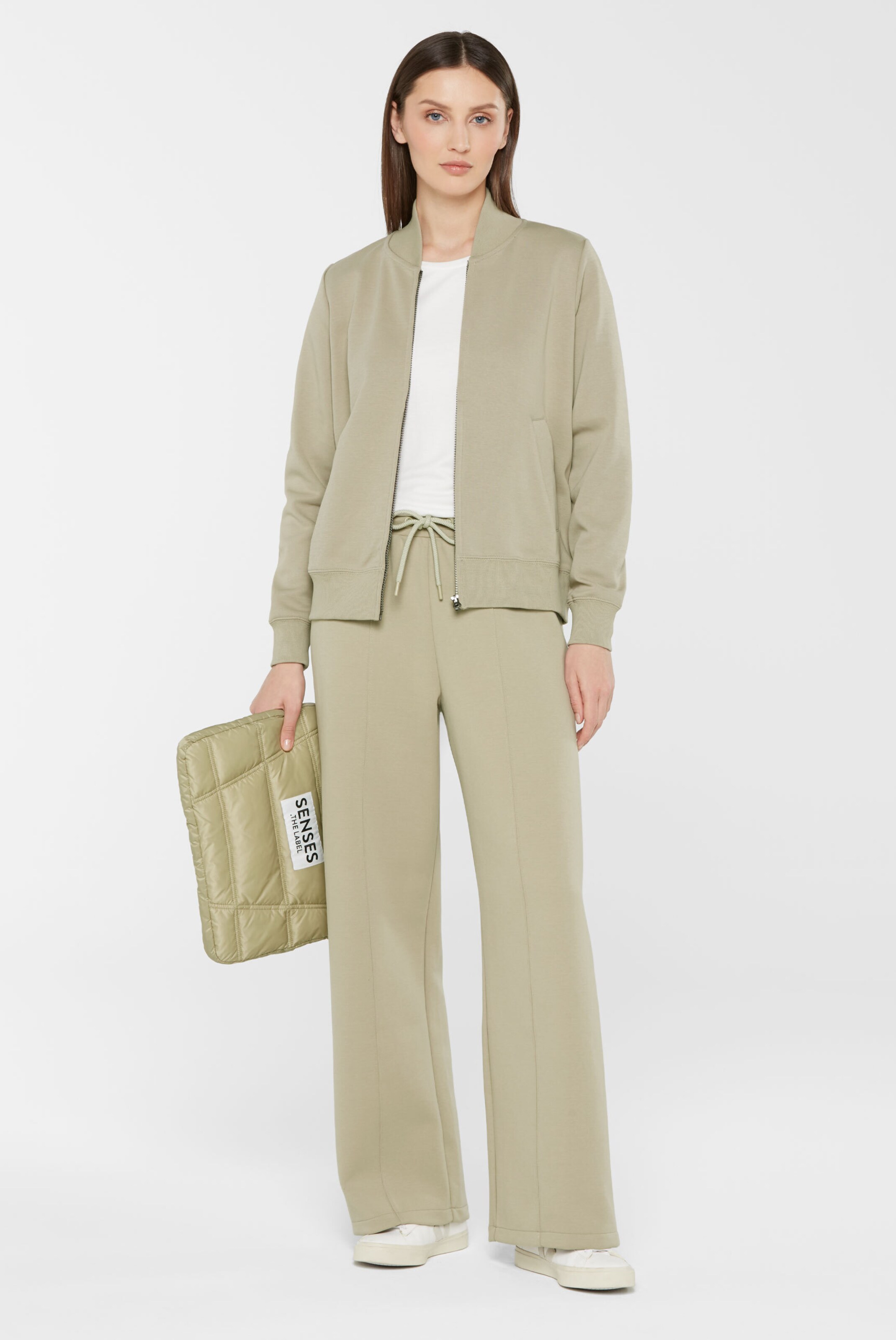 SENSES.THE LABEL Loose fit Pants in Green