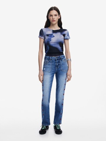 Desigual regular Jeans i blå
