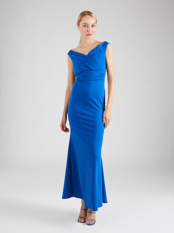 WAL G. Večerné šaty 'ANDREW' - Modrá: predná strana